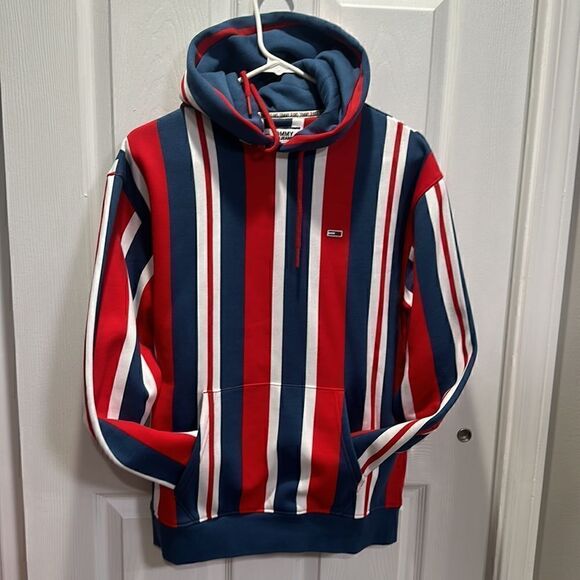 TOMMY HILFIGER HOODED SWEATSHIRT FLEECE-LINED. - Picture 9 of 14
